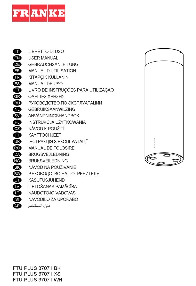 Franke FTU PLUS 3707 BK user manual