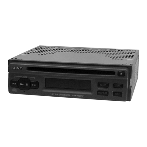 Sony CDX-1000RF User manual