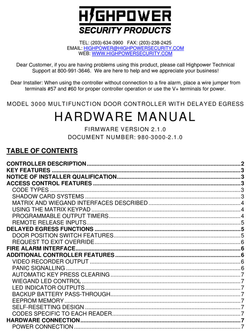 High Power 3000 Hardware manual
