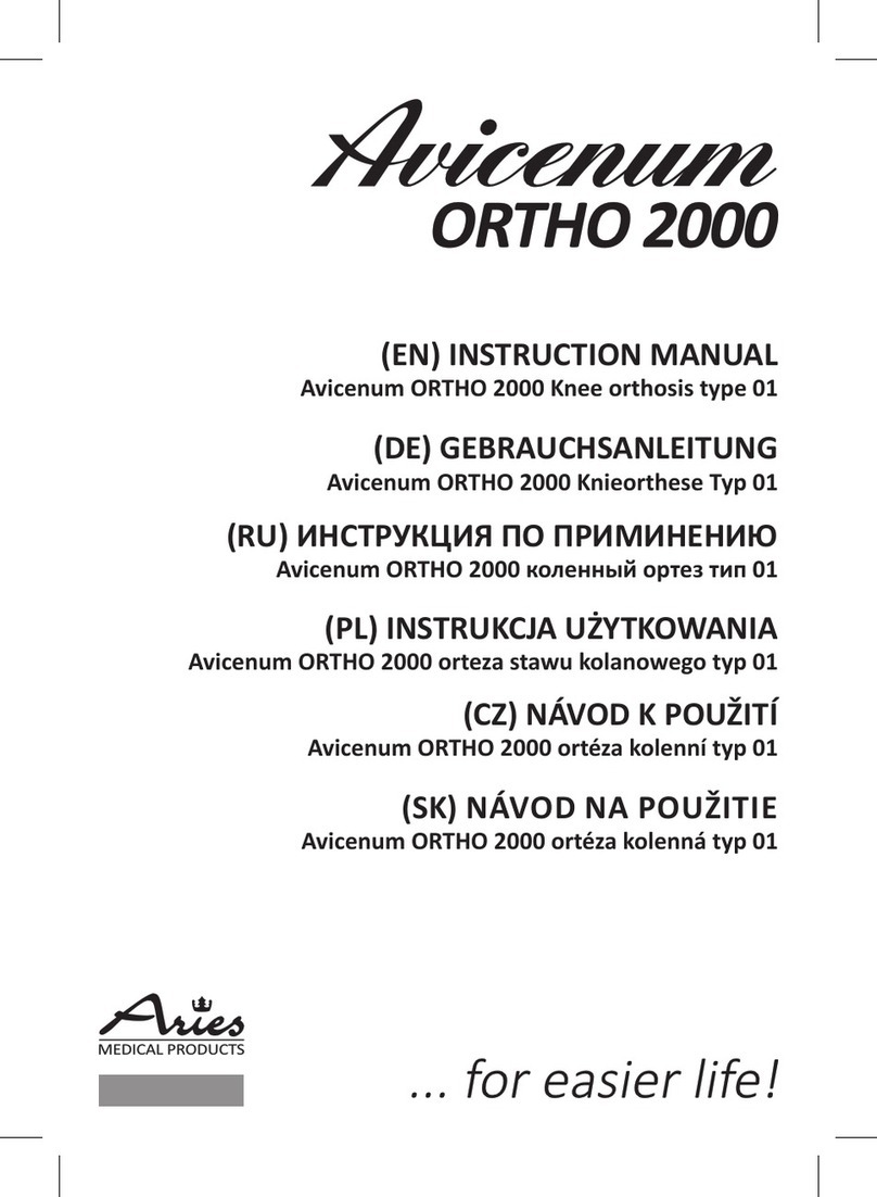 Aries Avicenum ORTHO 20000 instruction manual