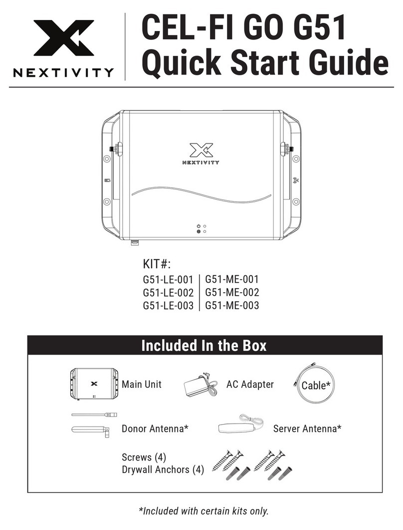 NEXTIVITY CEL-FI GO G51 User manual