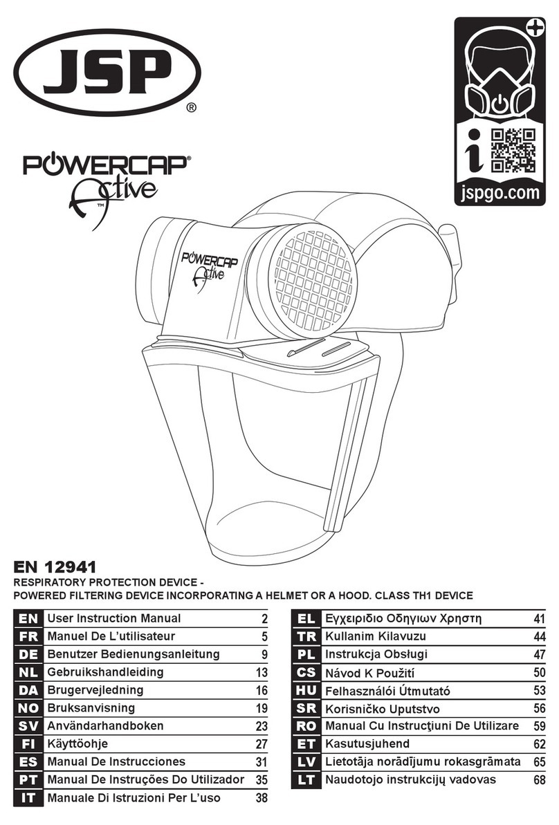 JSP POWERCAP ACTIVE Lite Operator's manual JSP POWERCAP ACTIVE Lite Operator's manual