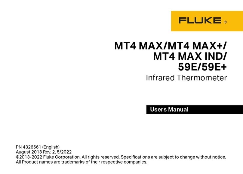 Fluke MT4 MAX User manual