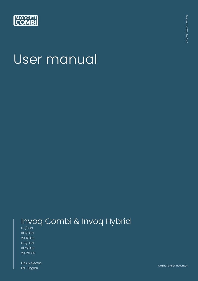 Blodgett Combi Invoq Combi User manual Blodgett Combi Invoq Combi User manual