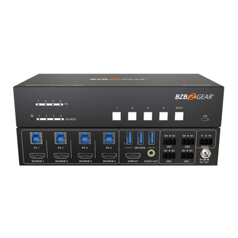 BZB Gear BG-UHD-KVM41-KIT user manual