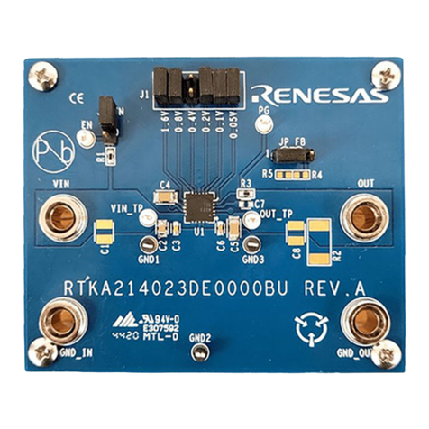 Renesas RTKA214023DE0000BU User manual