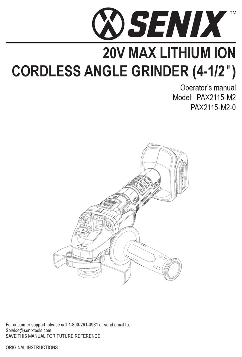 Senix PAX2115-M2 Operator's manual