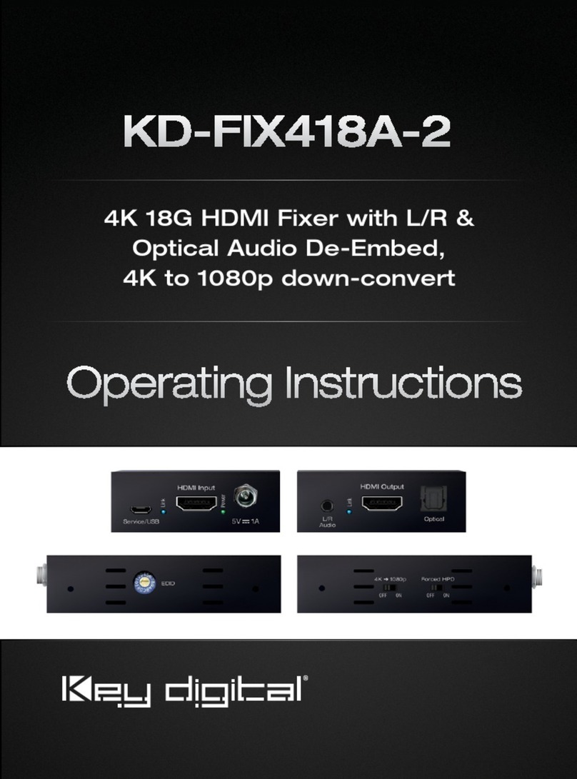 Key Digital KD-FIX418A-2 operating instructions Key Digital KD-FIX418A-2 operating instructions