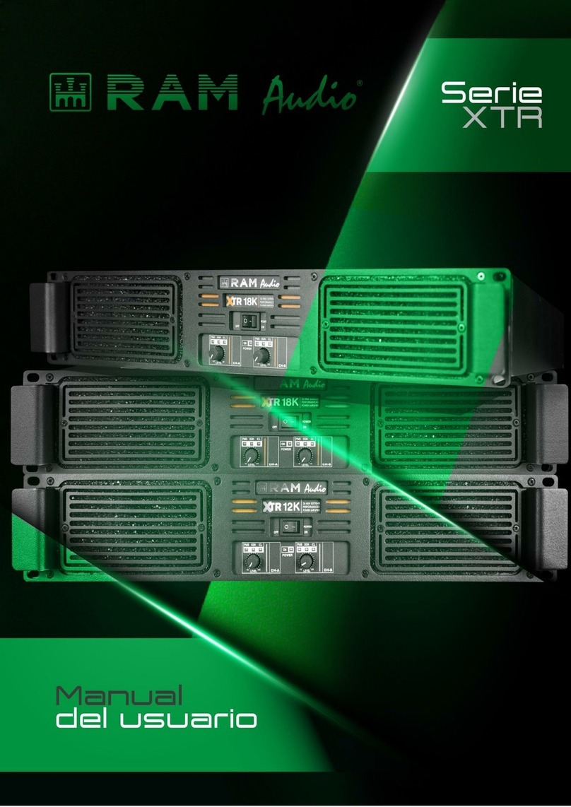 RAM XTR Series User manual