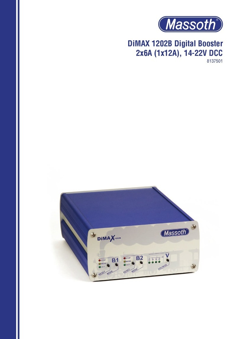Massoth DiMAX 1202B User manual