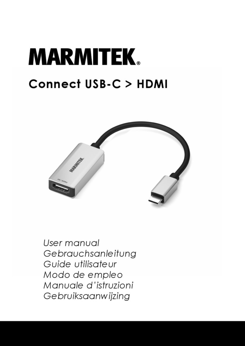 Marmitek USB-C to HDMI adapter User manual