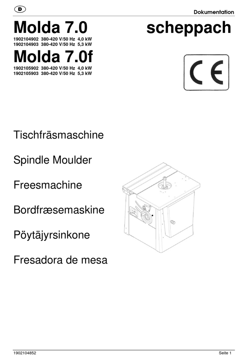 Scheppach Molda 7.0 User manual