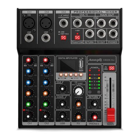 Audibax MG05 XU user manual