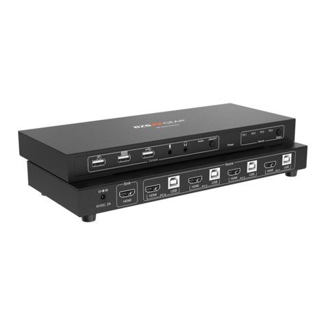 BZB Gear BG-UHD-KVM41A user manual
