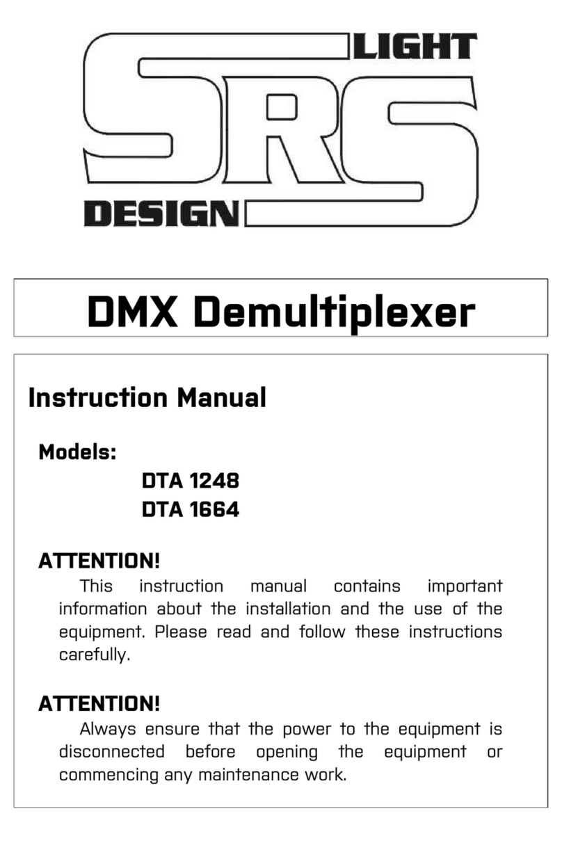 SRS Light Design DTA 1248 instruction manual