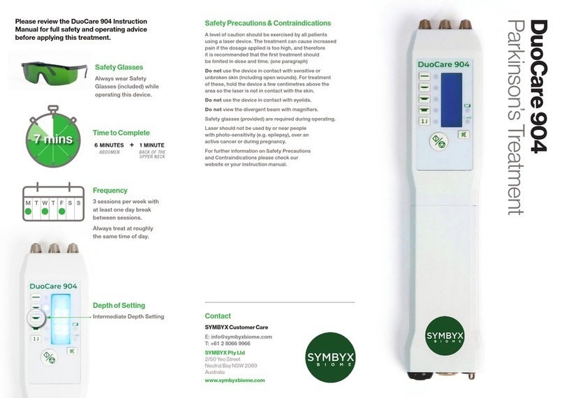 SYMBYX DuoCare 904 quick start guide