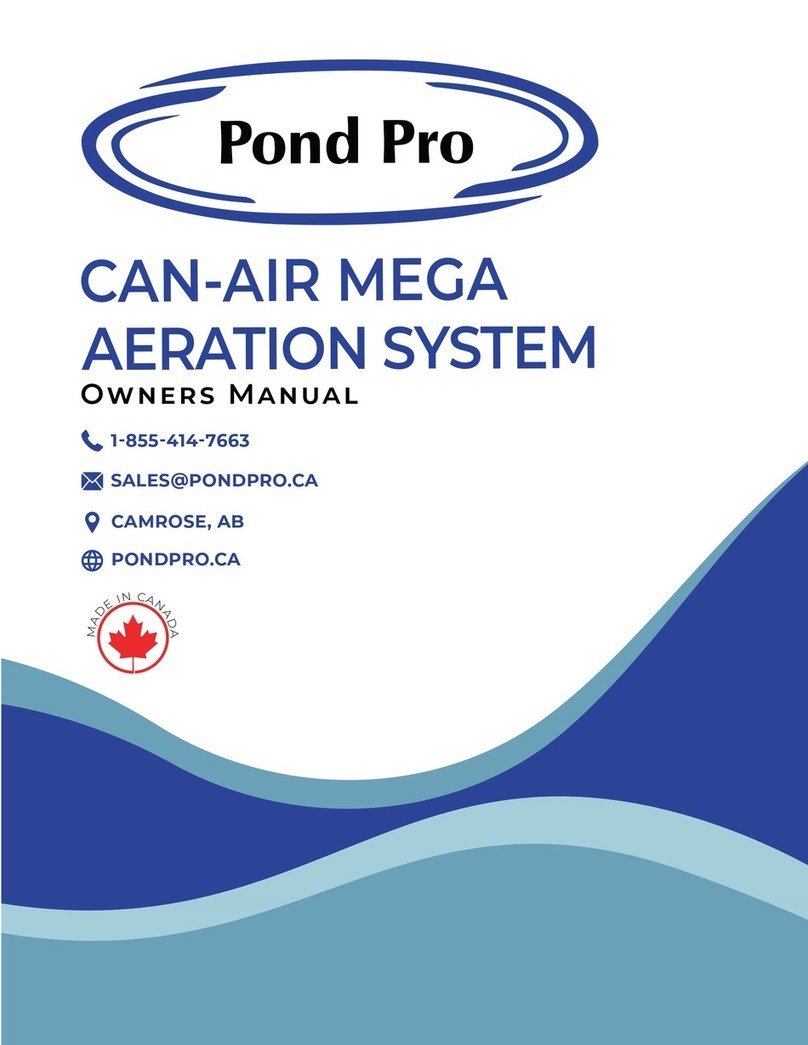 Pond Pro CAN-AIR MEGA owner's manual