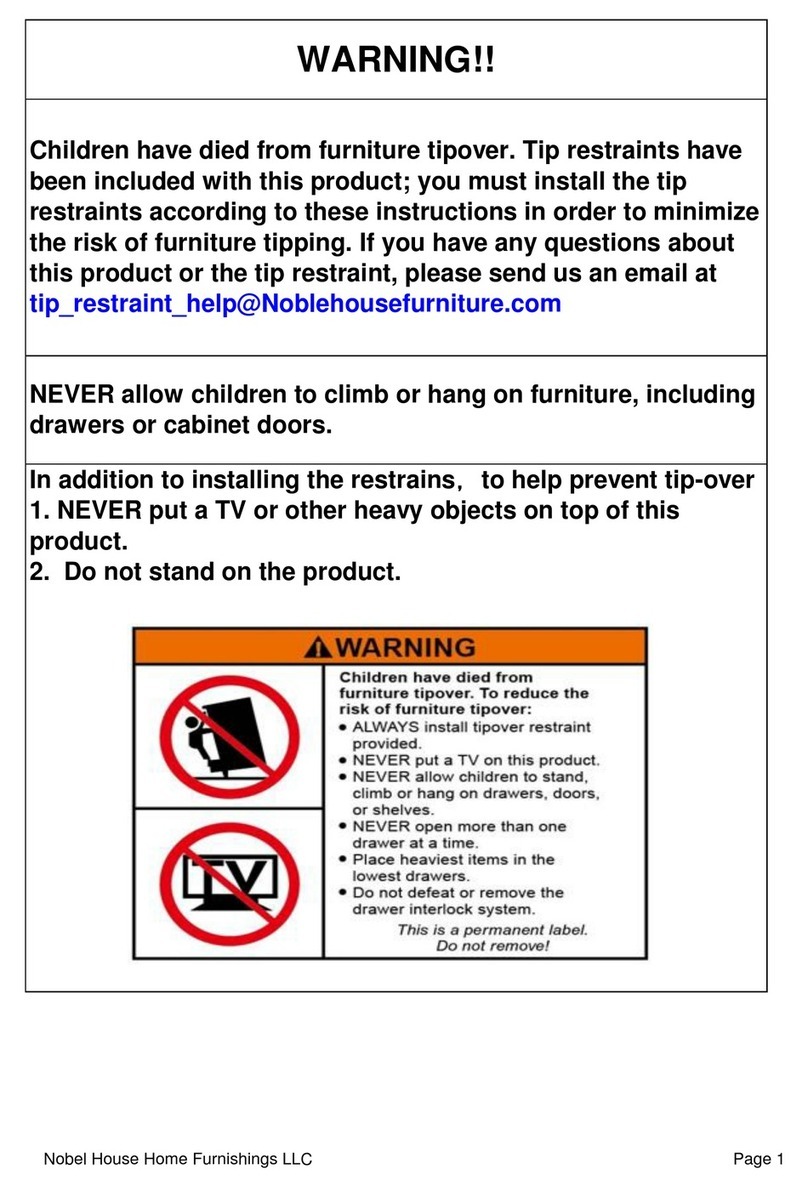 Nobel SIDEBOARD Assembly instructions