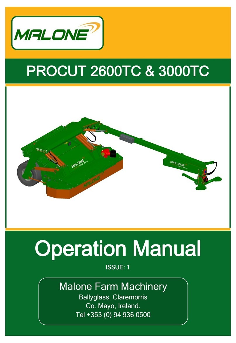 Malone 2600TC Operation manual