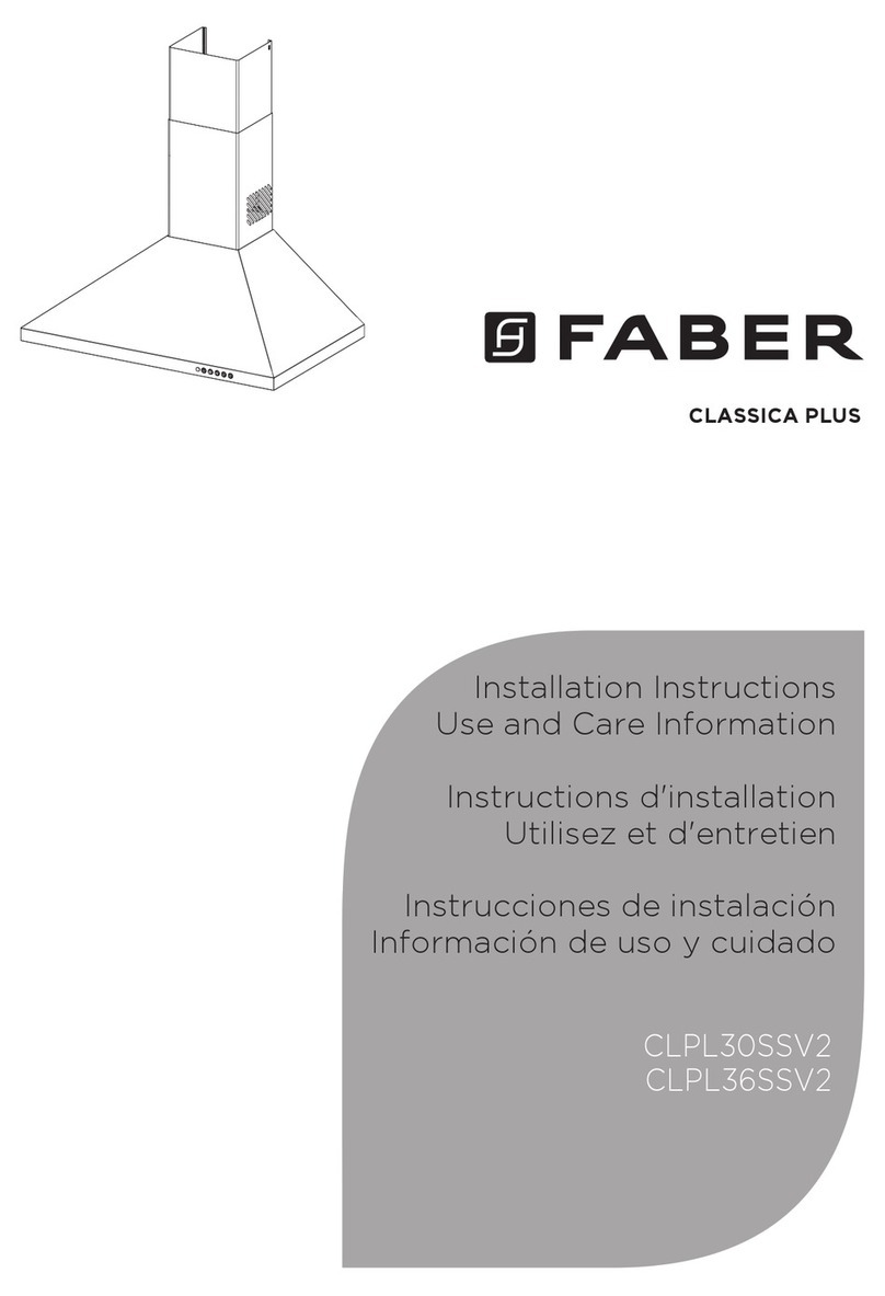 Faber CLASSICA PLUS CLPL30SSV2 Owner's manual