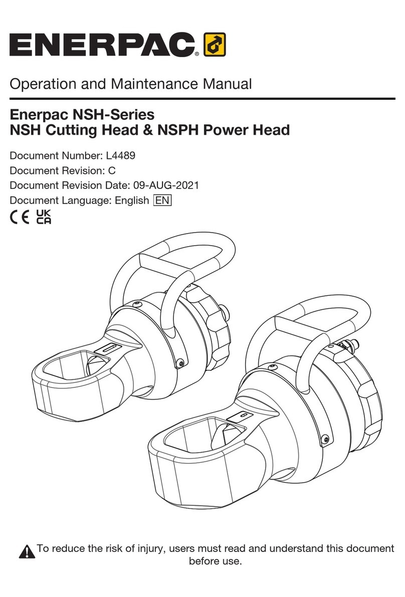 Enerpac NSH Series User manual