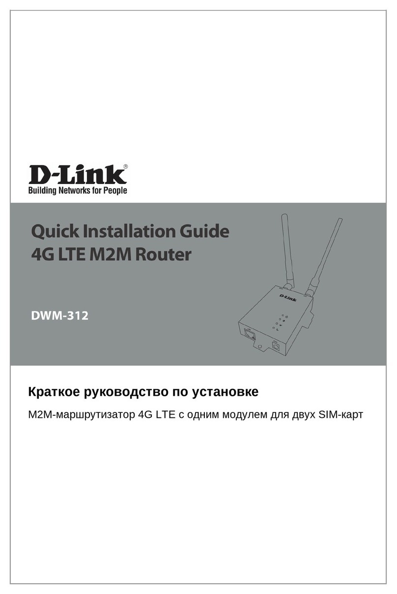 D-Link DWM-312 User manual