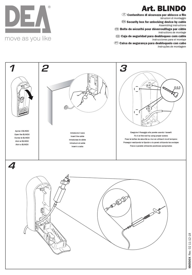 Dea BLINDO Installation guide