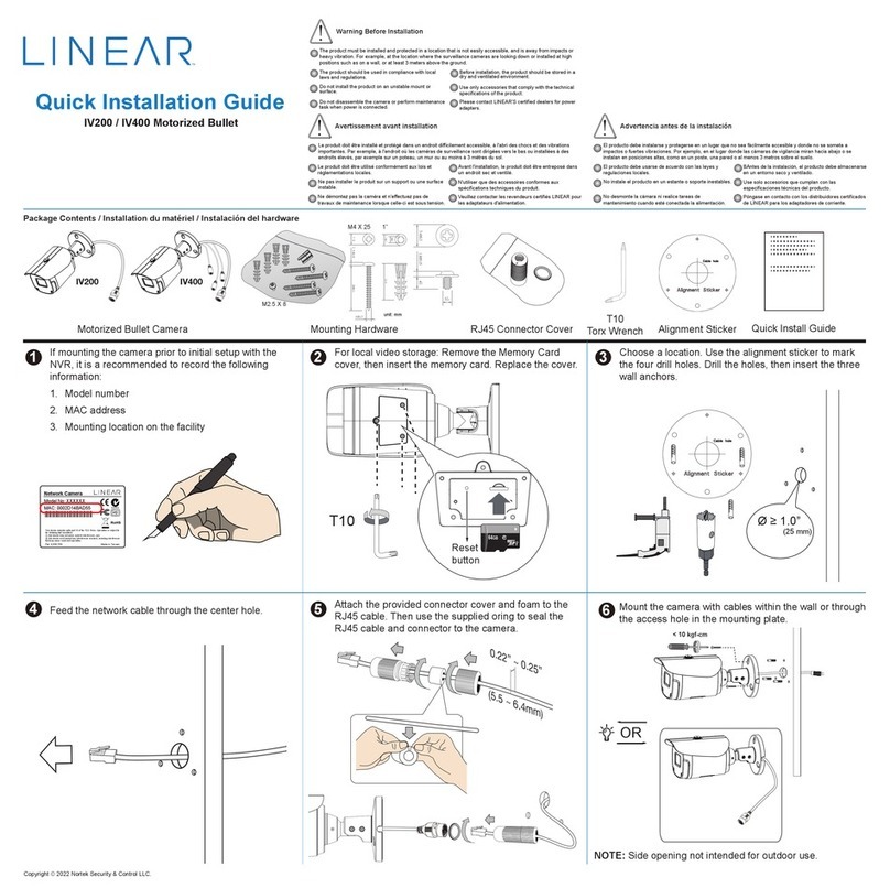 Linear Nice IV400 User manual