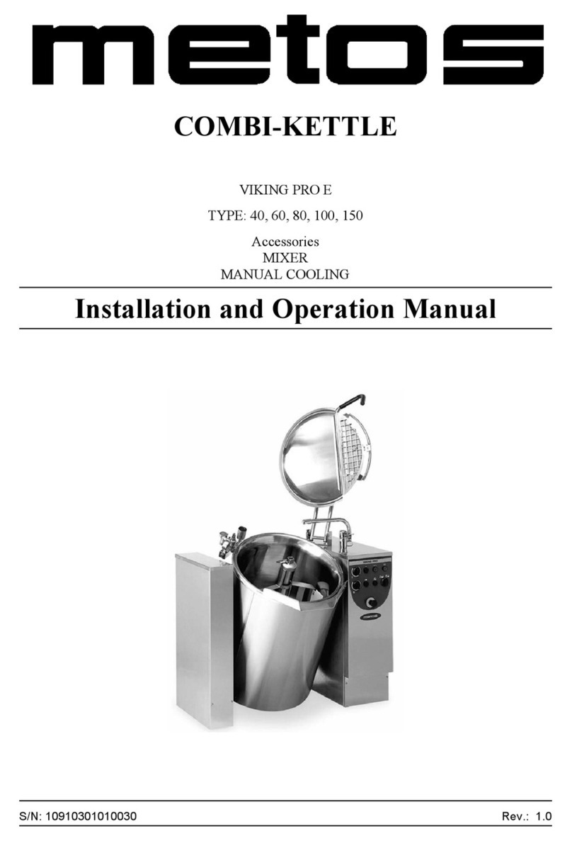 Metos VIKING PRO E Installation and operation manual Metos VIKING PRO E Installation and operation manual