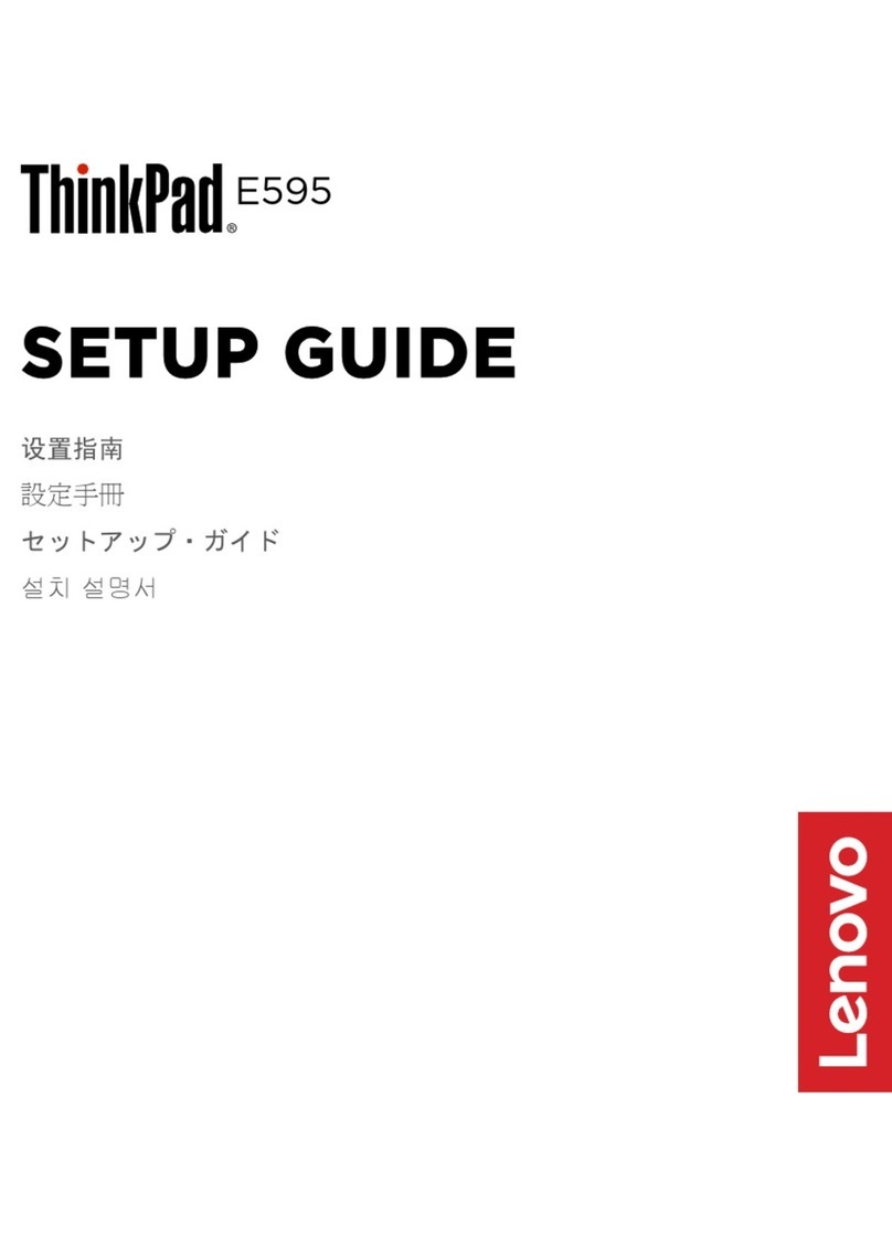 Lenovo ThinkPad E595 User manual