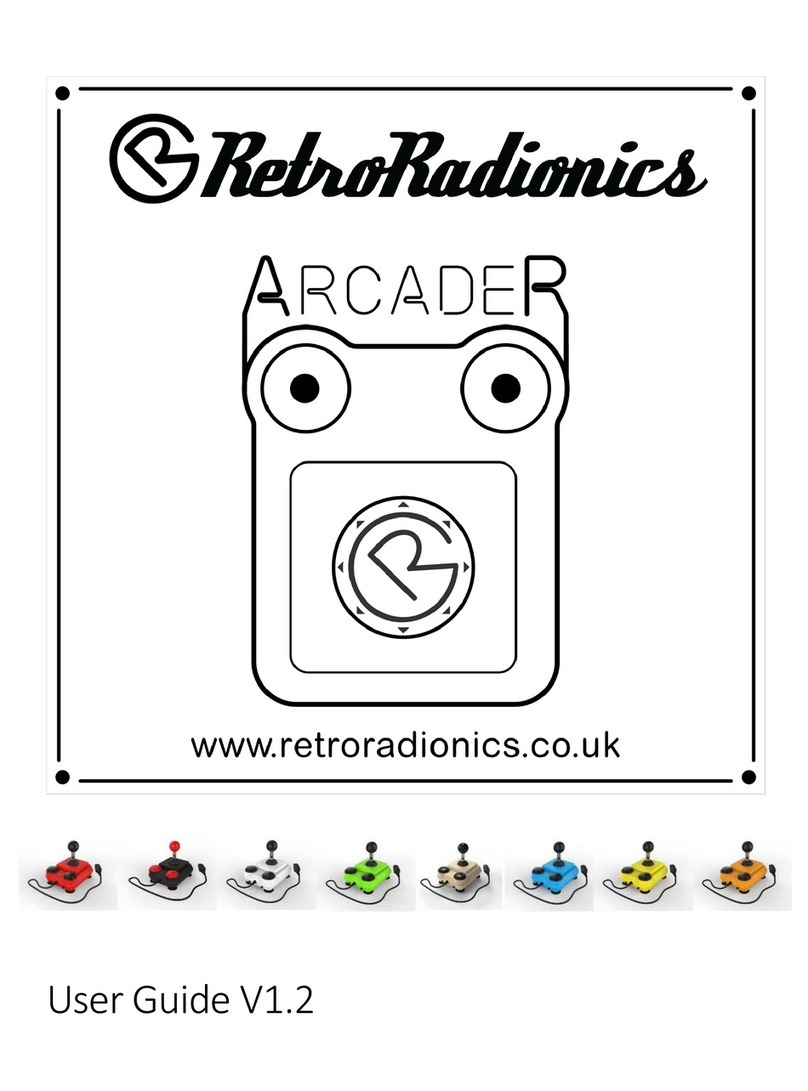 RetroRadionics ArcadeR user guide