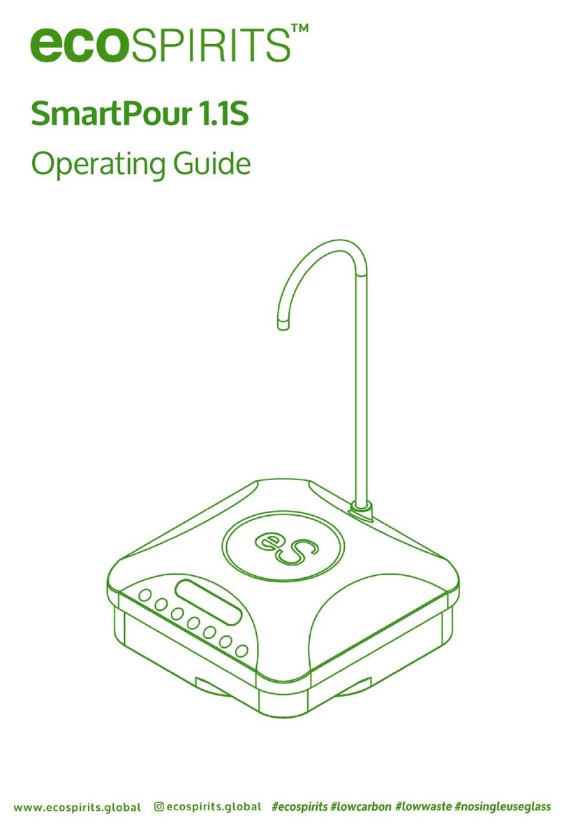 ecoSPIRITS SmartPour 1.1S operating guide