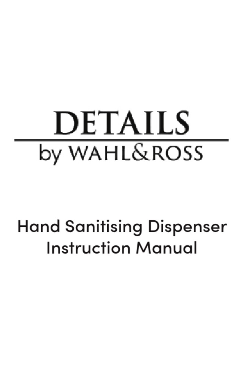 WAHL&ROSS DETAILS instruction manual