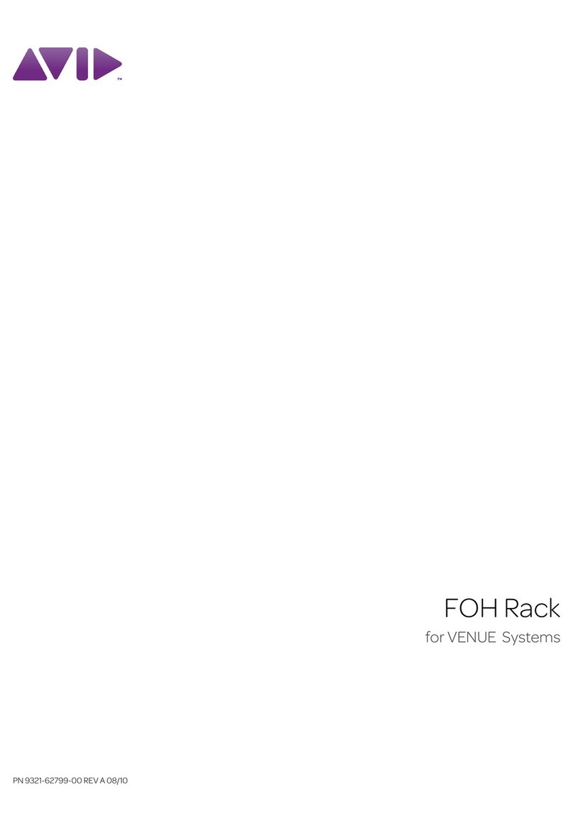 Avid Technology FOH Rack manual