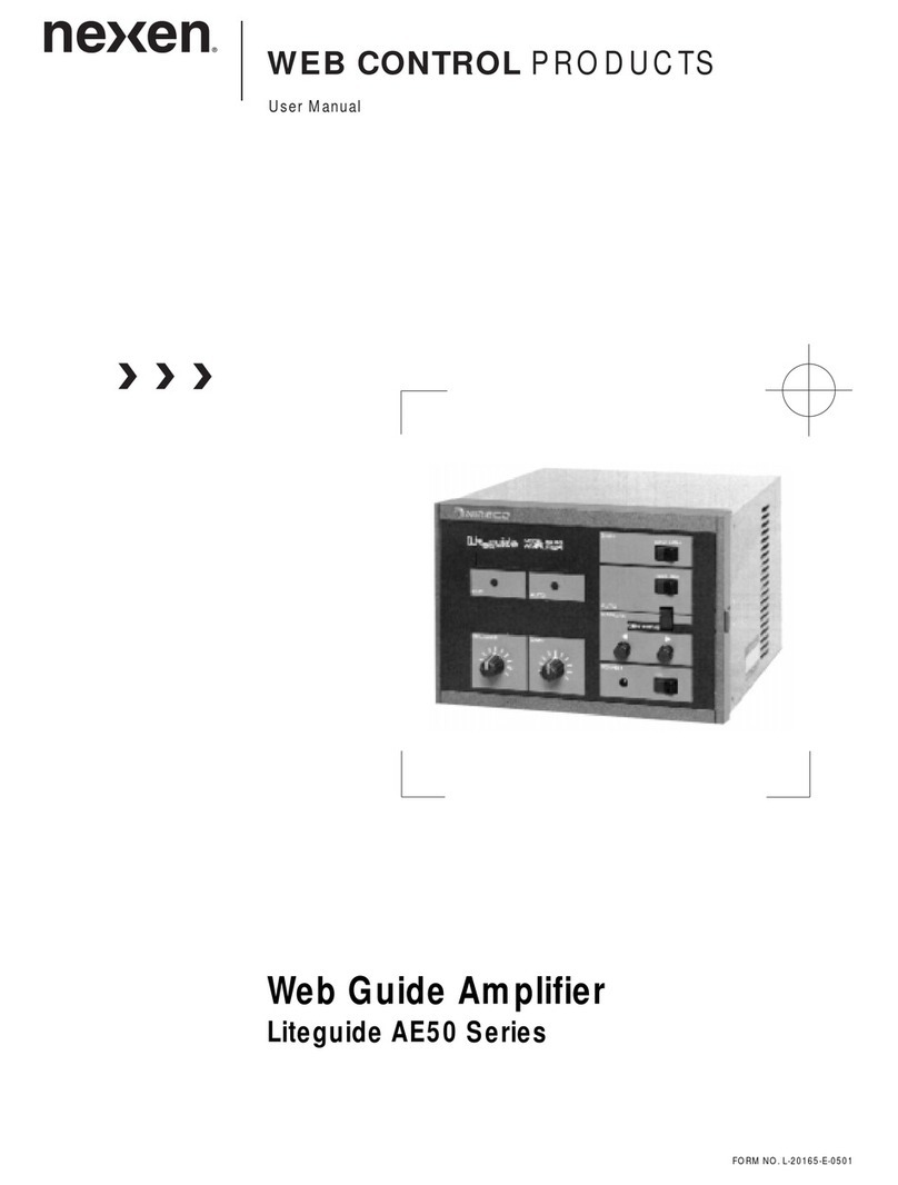Nexen WEB CONTROL Liteguide AE50 Series User manual