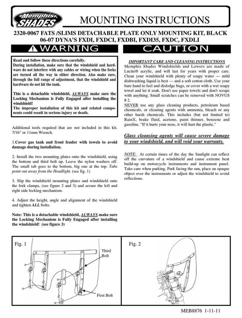 Memphis Shades 2320-0067 Mounting instructions