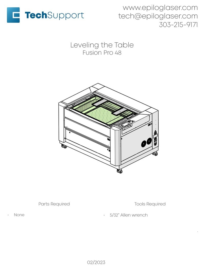 Epilog Fusion Pro 48 User manual