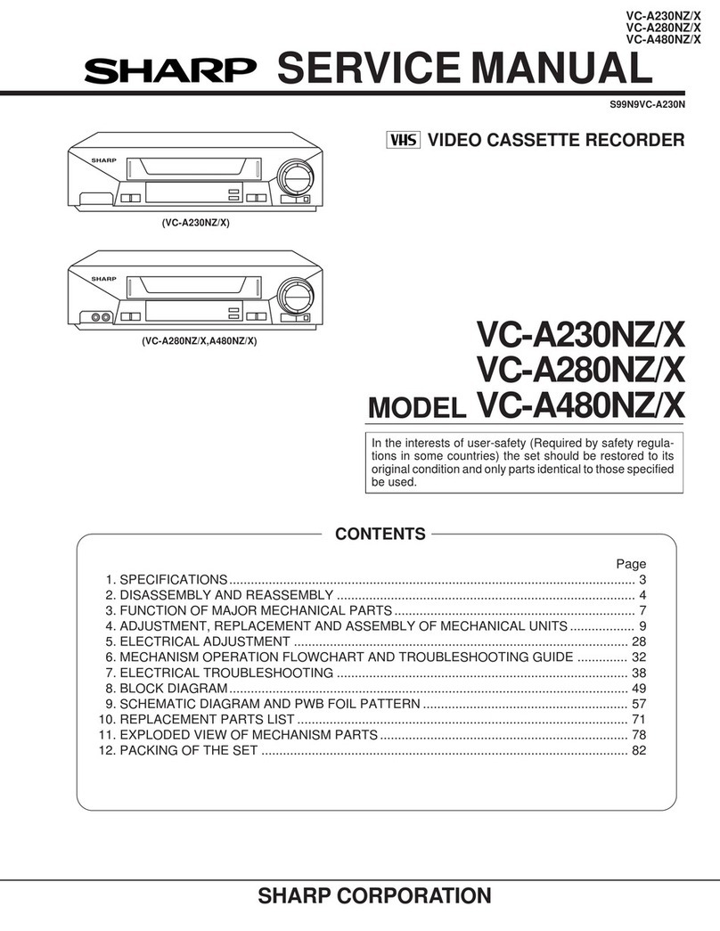 Sharp VC-A230NZ/X User manual Sharp VC-A230NZ/X User manual