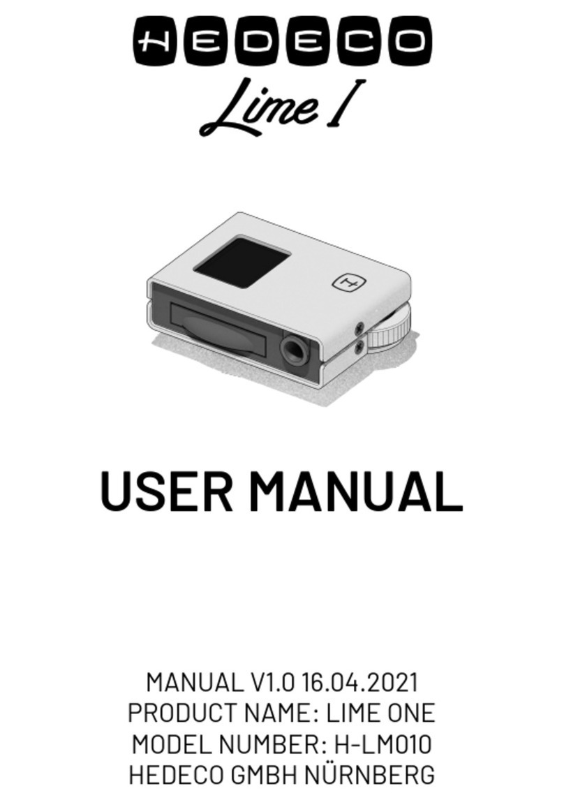 HEDECO LIME ONE user manual