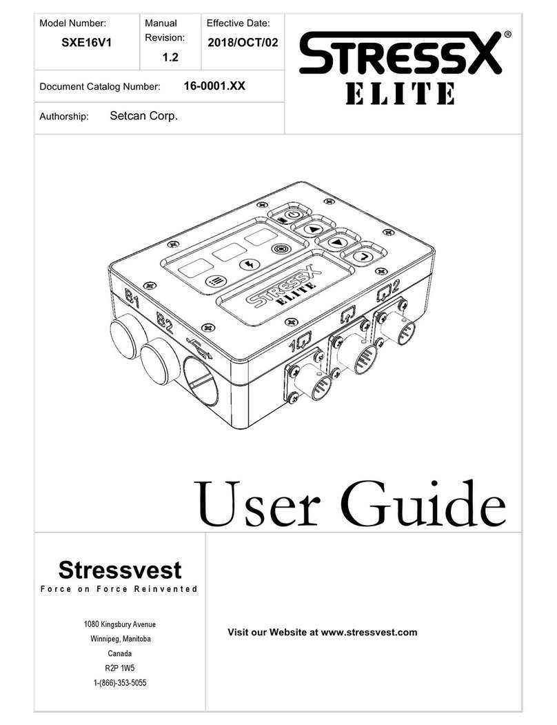 Setcan StressVest StressX Elite user guide