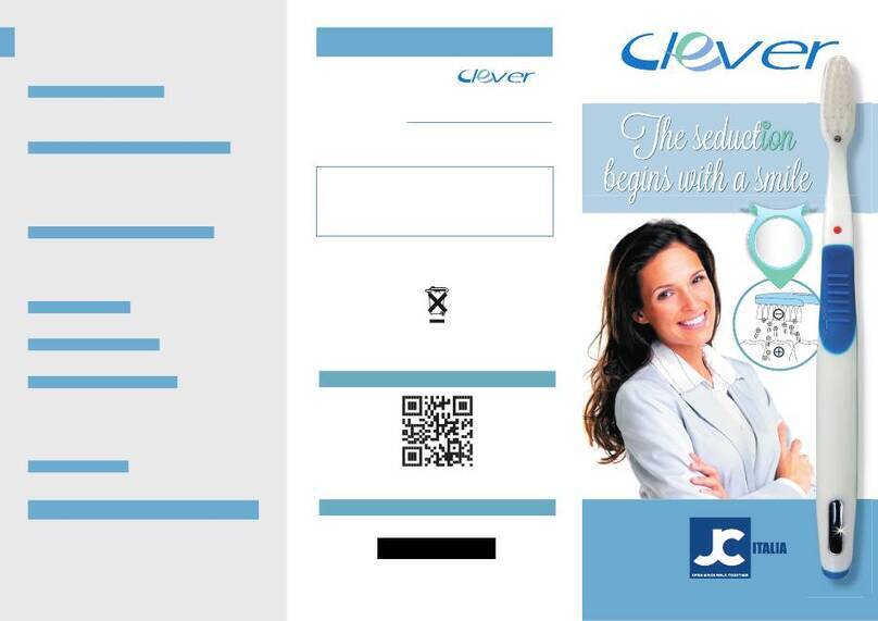 JC ITALIA CLEVER TOOTHBRUSH quick start guide JC ITALIA CLEVER TOOTHBRUSH quick start guide
