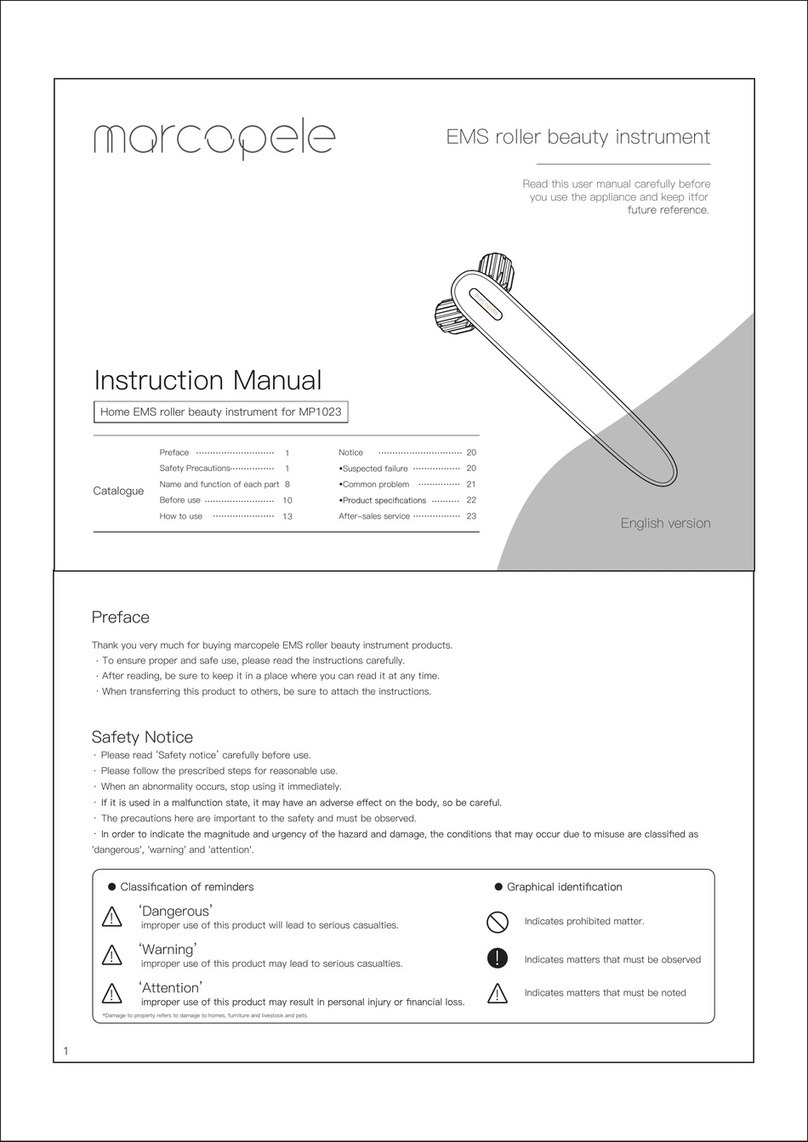 marcopele MP1023 instruction manual