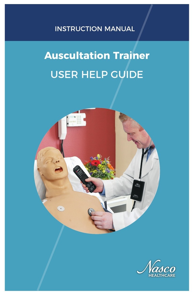 Nasco Healthcare Auscultation Trainer instruction manual