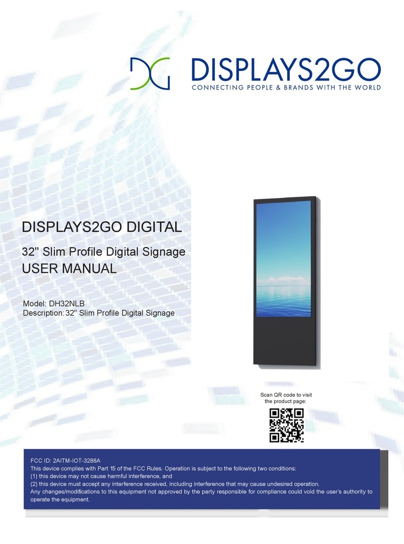 Displays2go DH32NLB User manual