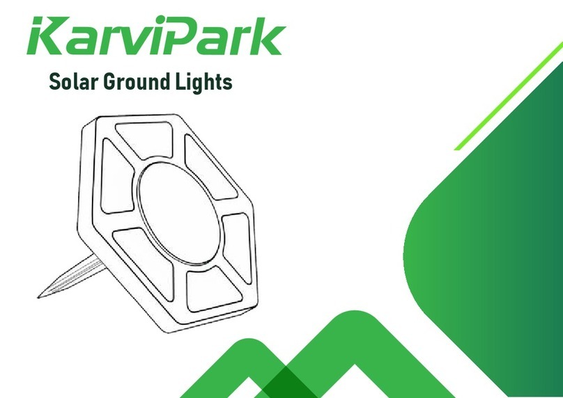 KarviPark Solar Ground Lights manual