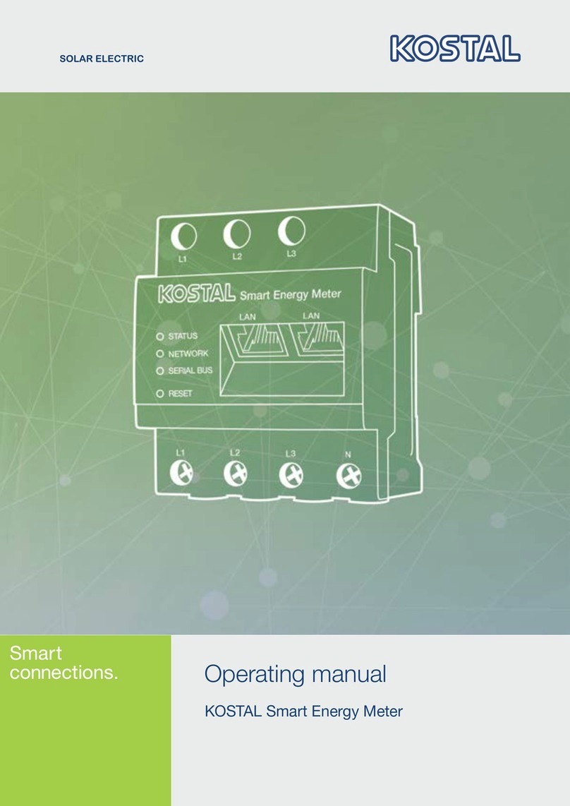 Kostal Smart Energy Meter operating manual