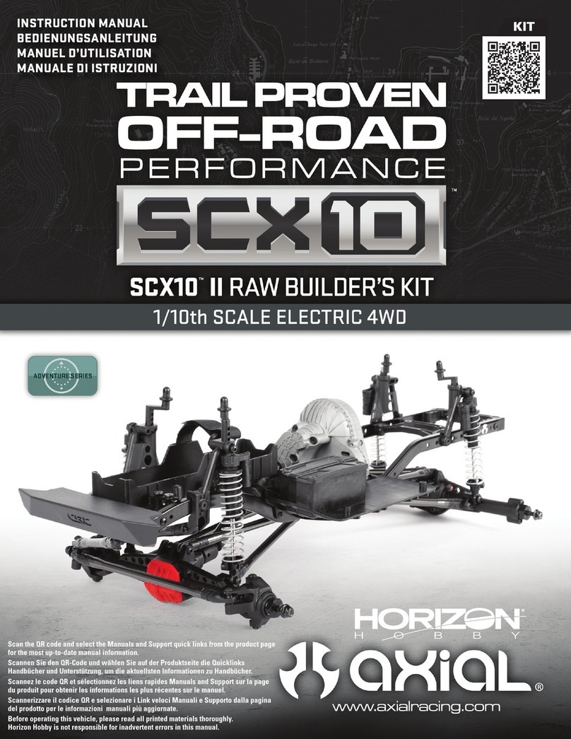 Horizon Hobby Axial SCX10 II UMG10 Kit User manual