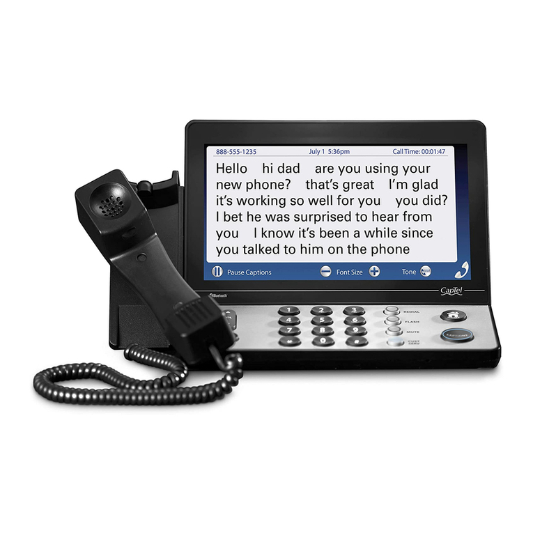 ULTRA TEC CapTel 2400i Setup guide