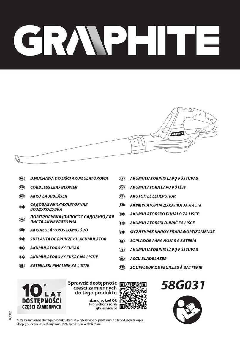 Graphite 58G031 Translation of the original instructions