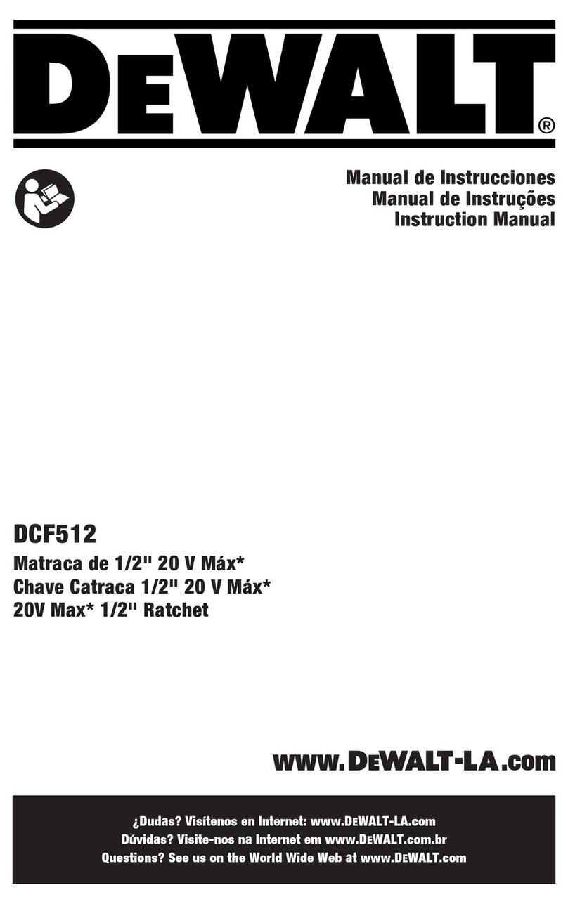DeWalt DCF512 User manual